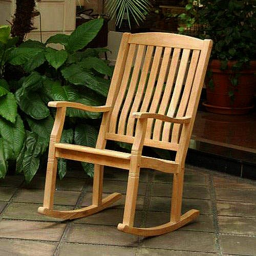 Teak Heavy Duty Rocking Chair. View Images