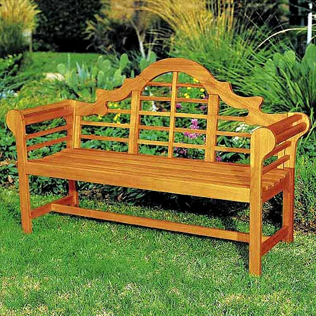 Eucalyptus Hardwood 4 Foot Lutyens English Garden Bench