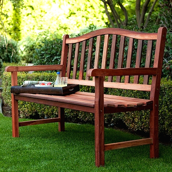 Teak Type 4 Foot Patio Garden Bench