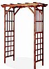 Teak Finish Hardwood Outdoor Decorative Arbor