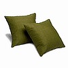 Pair Weatherproof 14" Throw Pillows - Green