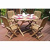 Teak Set of 4 Chairs & Dining Table