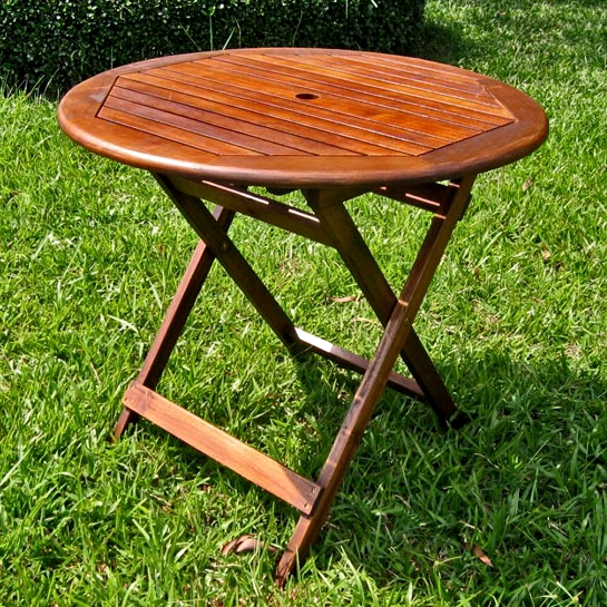 Teak Type Hardwood Terrace Bistro Table