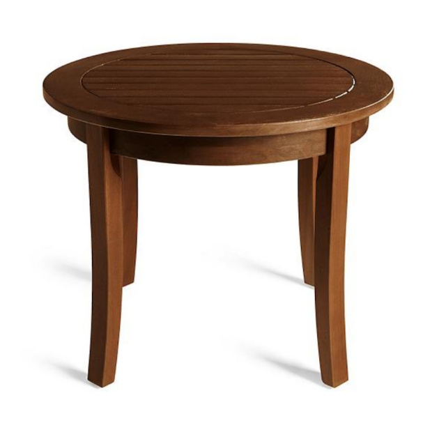 Eucalyptus Outdoor Patio Deck End Table