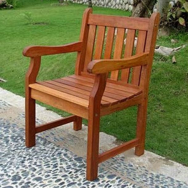 Eucalyptus Patio Outdoor Armchair