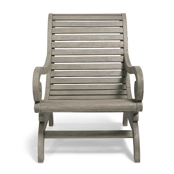 Eucalyptus Plantation Style Outdoor Patio Deck Chair