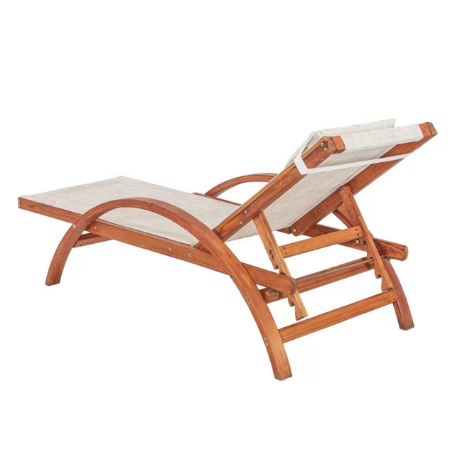 Outdoor Four Position Patio Chaise Lounger