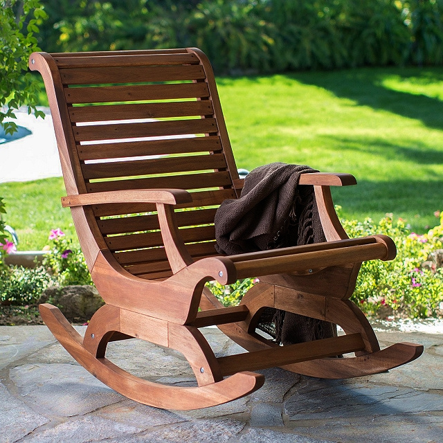Acacia Plantation Outdoor Porch Rocking Chair