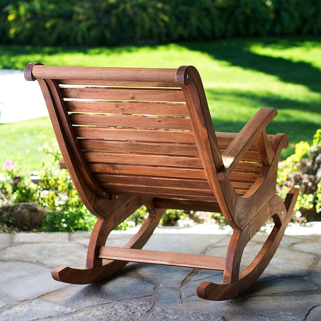 Acacia Plantation Outdoor Porch Rocking Chair