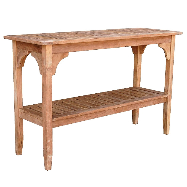 Teak Console Sofa Table