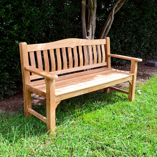 Teak Deluxe 5 Foot Outdoor Cottage Bench