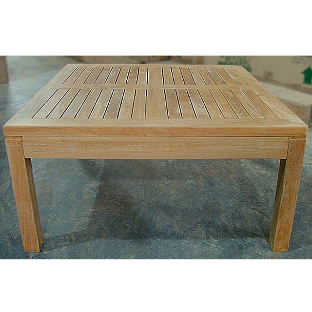 Teak Large Square Coffee Cocktail Table