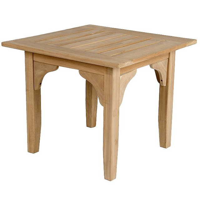 Teak Side End Outdoor Patio Table