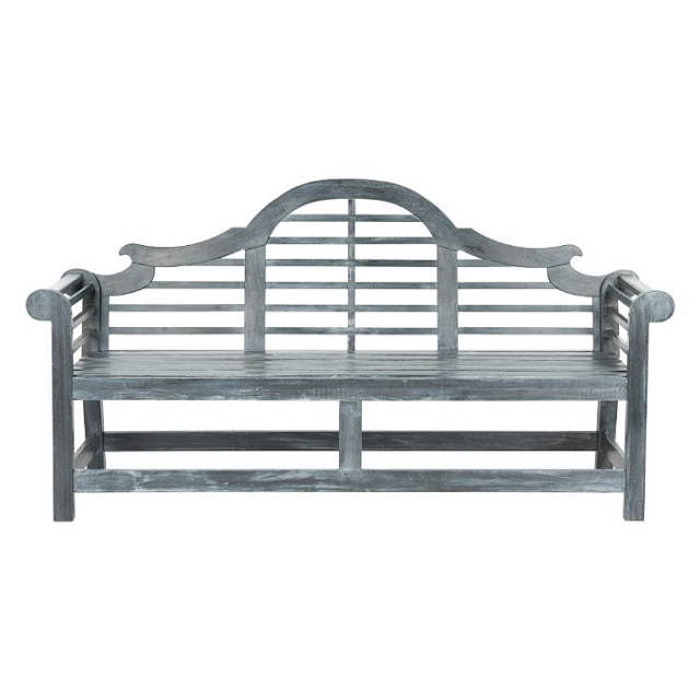 Acacia 6.5 Foot Weathered Gray Lutyen Outdoor Bench