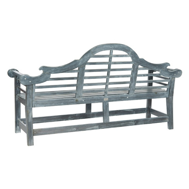 Acacia 6.5 Foot Weathered Gray Lutyen Outdoor Bench