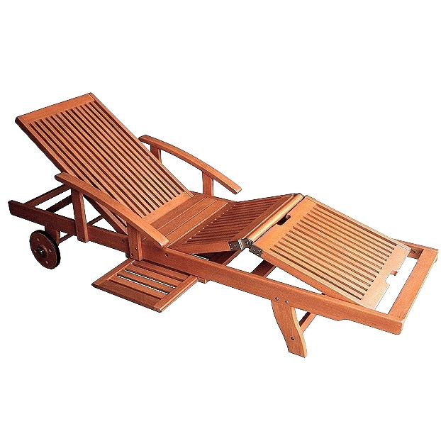 Balau Deluxe Outdoor Patio Lounger