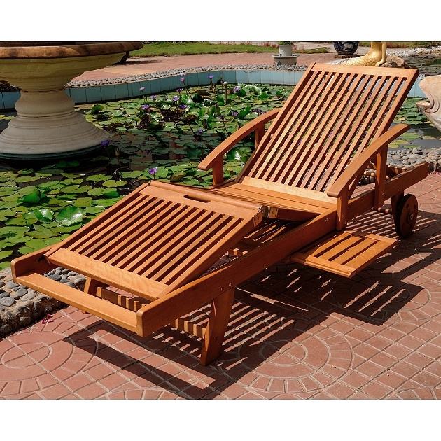 Balau Deluxe Outdoor Patio Lounger