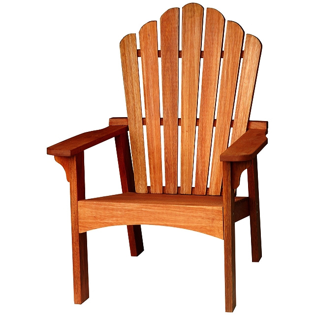 Teak Oiled Eucalyptus Adirondack Arm Chair