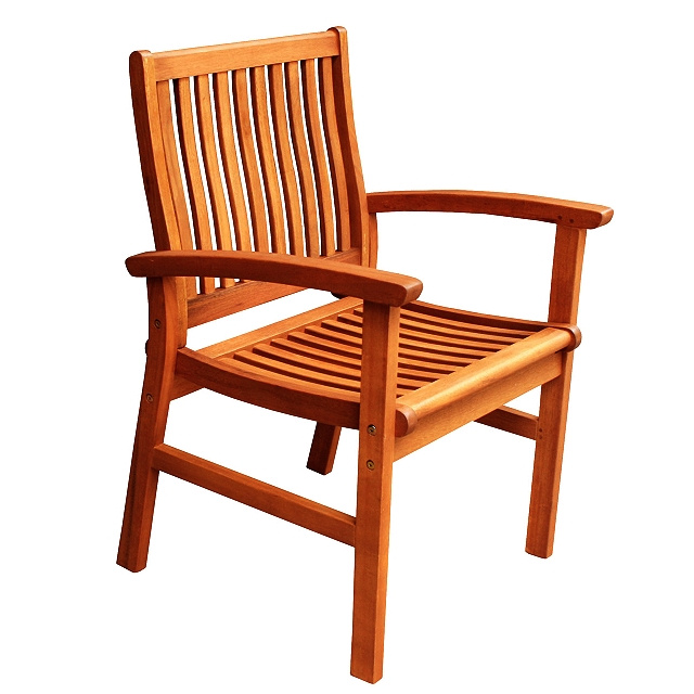 Teak Type Eucalyptus Arm Chair