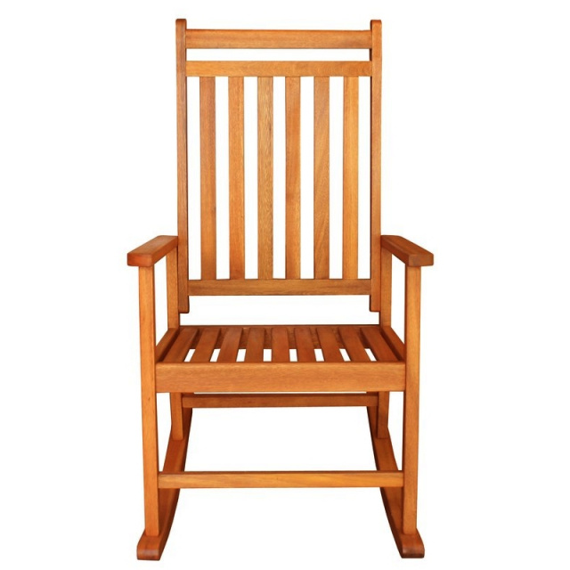 Teak Type Eucalyptus Porch Rocking Chair