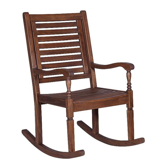 Teak Type Deluxe Outdoor Rocking Chair