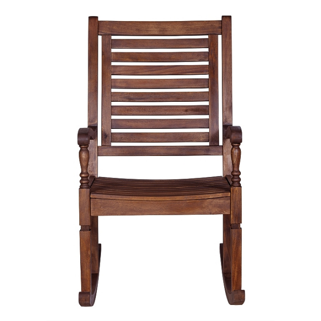 Teak Type Deluxe Outdoor Rocking Chair