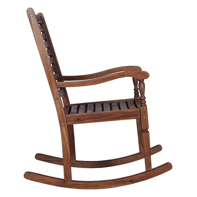 Teak Type Deluxe Outdoor Rocking Chair