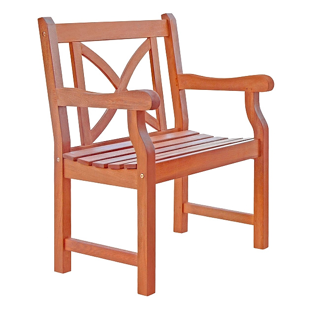 Teak Type Patio Dining Armchair