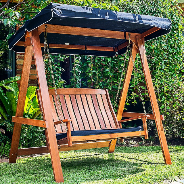 Shorea Porch Patio Garden Swing Set & Stand