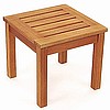 Teak Type Eucalyptus Garden Side End Table