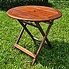 Teak Type Hardwood Terrace Bistro Table