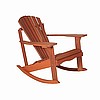 Teak Finish Adirondack Outdoor Rocker