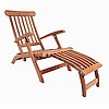 Teak Steamer Deck Recliner Lounge Chair