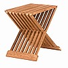 Teak X Style Folding Balc