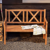 4 Foot X-Back Outdoor Por
