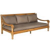 Acacia Deep Seating Patio Sofa Daybed with Cushions