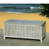 Acacia Gray Patio Storage Trunk Chest