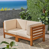 Acacia Hardwood 5 Foot Deep Seating Resort Deck Loveseat