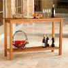 Eucalyptus Hardwood Courtyard Buffet Console Table