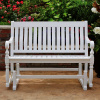 Eucalyptus White 4 Foot Deluxe Glider Bench