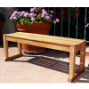 Teak 4 Foot Backless Picnic Bench