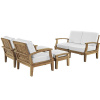 Teak 5pc Deep Seating Con