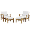 Teak 4 Piece Deep Seating