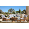 Teak 6pc Deep Seating With Cushions Conversation Set