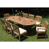 Teak 9 Piece 71 to 94 Inc