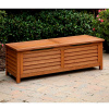 Eucalyptus Outdoor Deck Storage Box Coffee Table