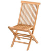 Teak Folding Patio Garden Side Chair
