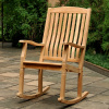 Teak Heavy Duty Patio Outdoor Rocking Chair