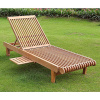 Teak Outdoor Deck Chaise 