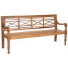 Acacia 6 Foot Lattice Back English Garden Bench